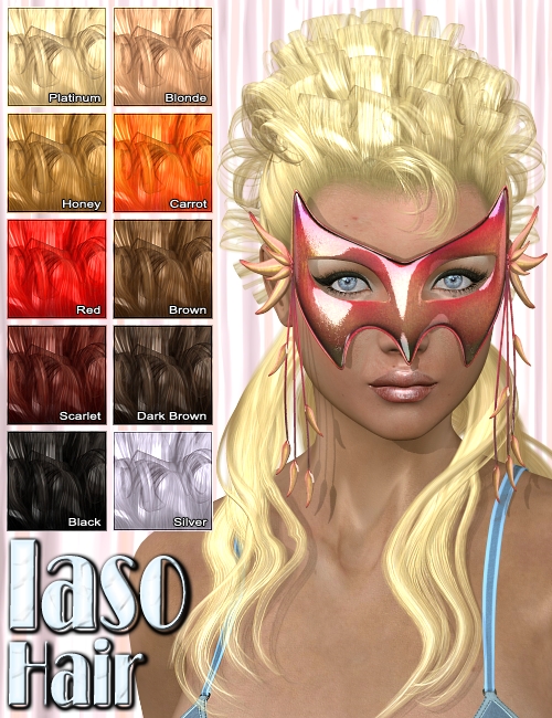 Iaso Hair by: 3DreamMairy, 3D Models by Daz 3D