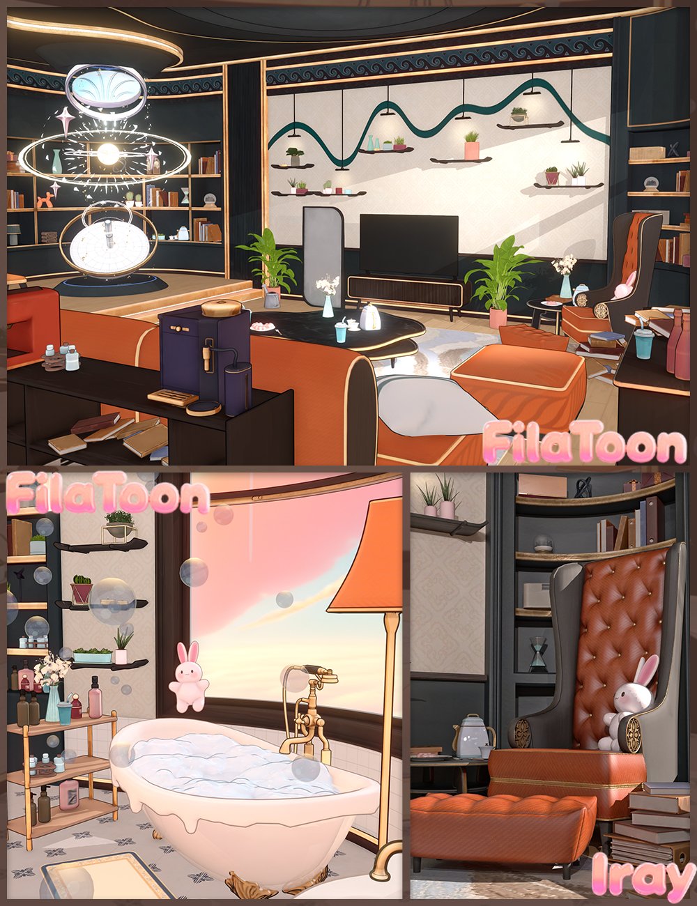 Kujira Melody Stylized Holiday Reverie by: KujiraNirvana, 3D Models by Daz 3D