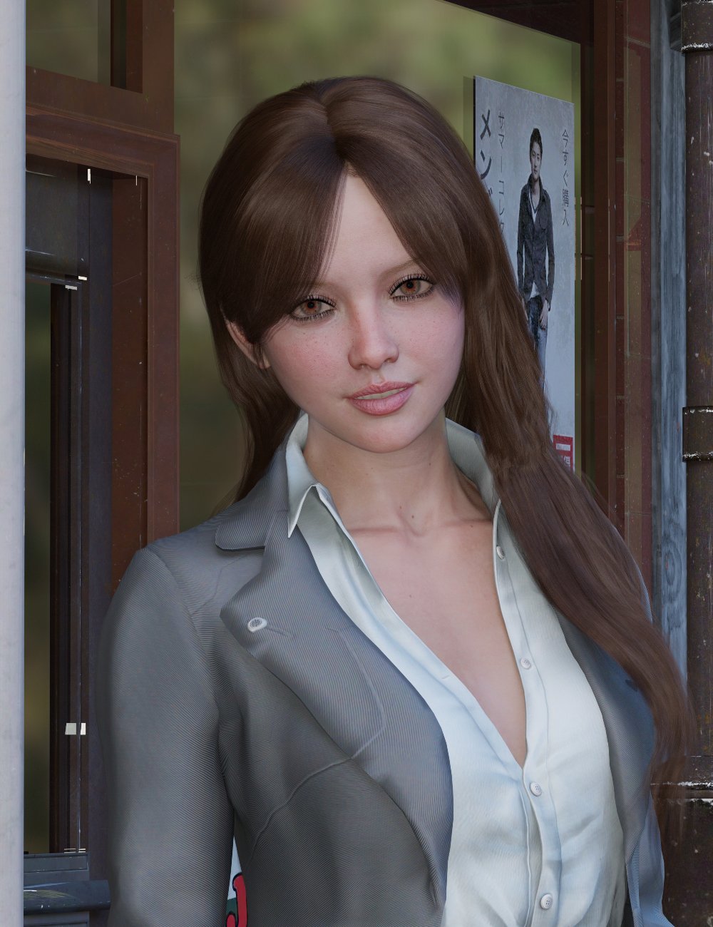 MGAB Natsuki HD for Genesis 9 by: MarcosGAB, 3D Models by Daz 3D