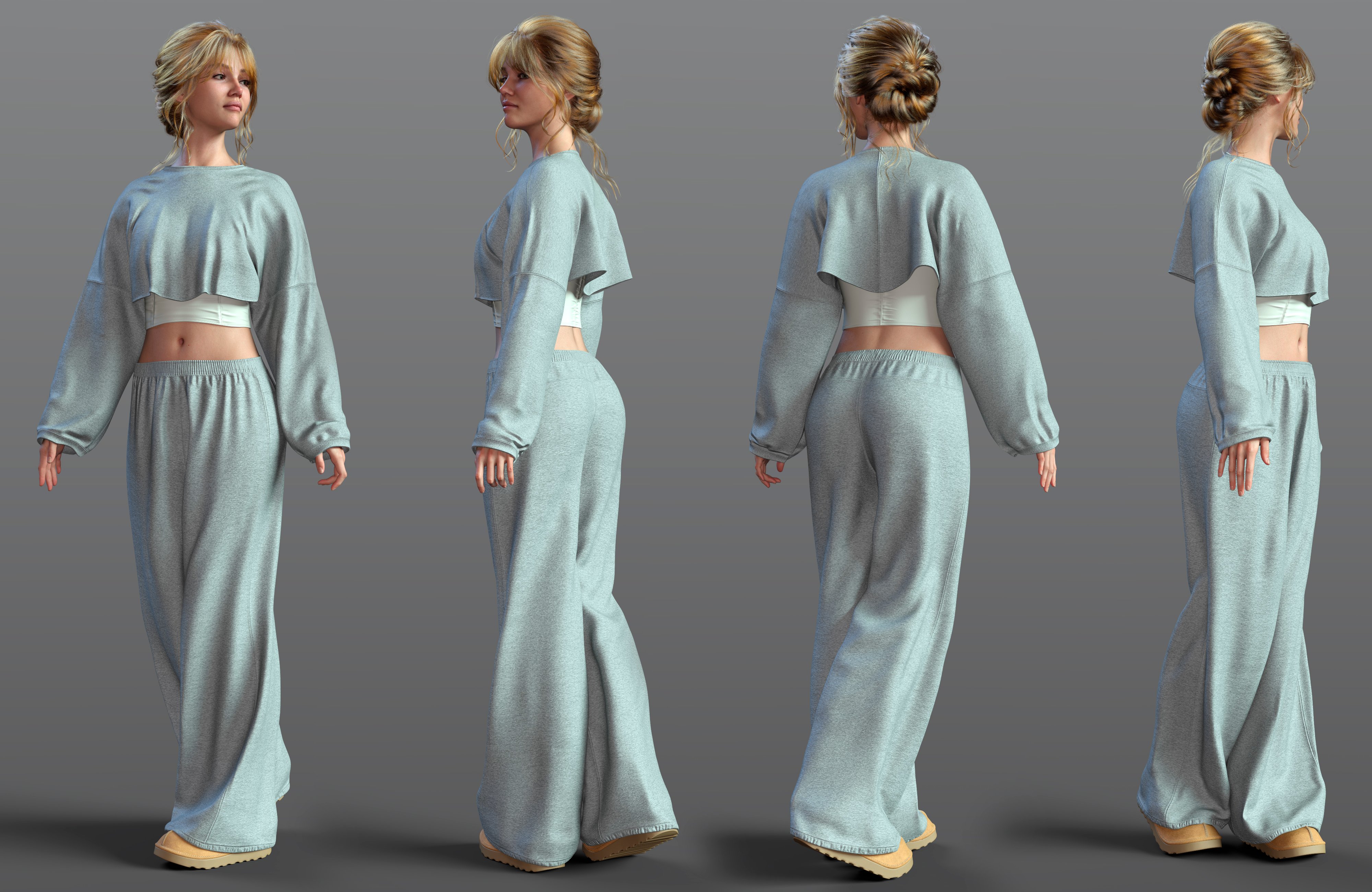 dForce Cozy Wear Set for Genesis 9