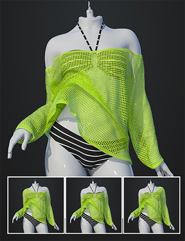 dForce SU Sunscreen Clothing for Genesis 9 | Daz 3D