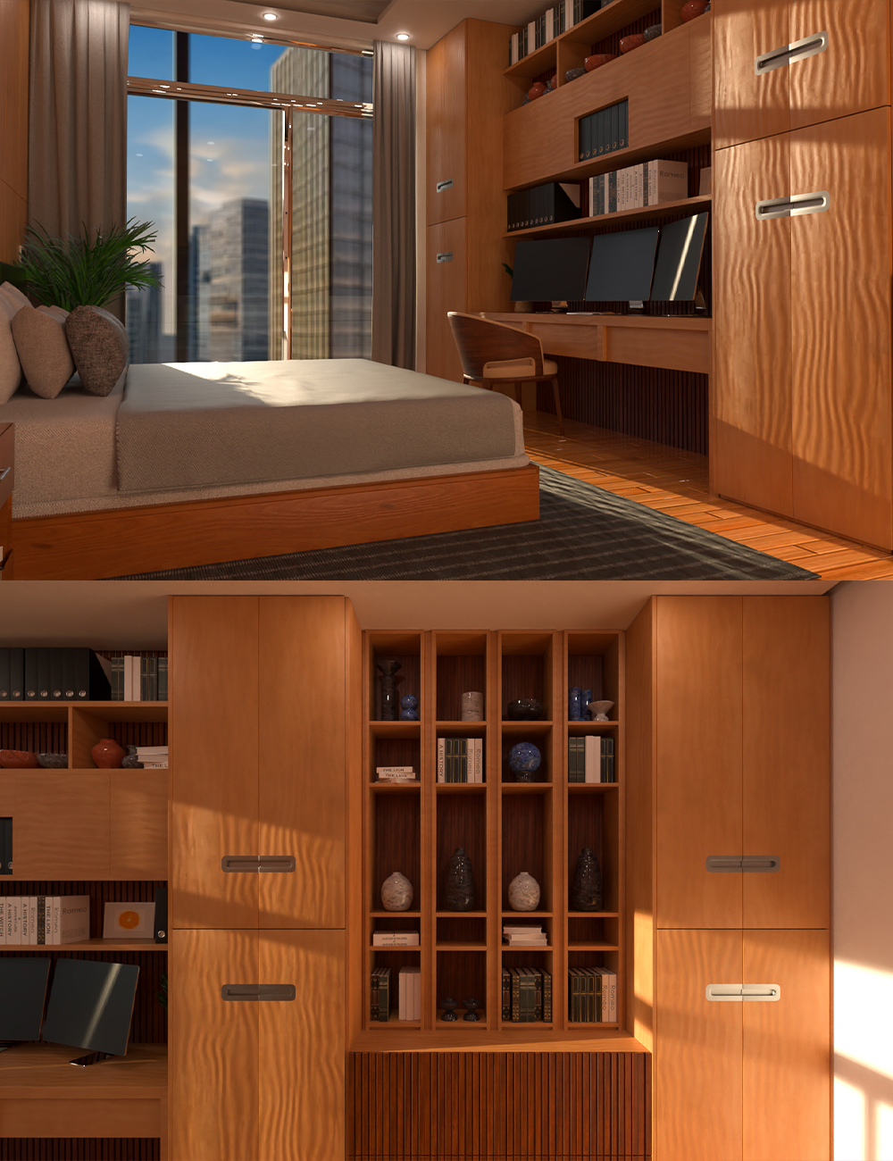 Virtual Assistant Workspace by: clacydarch, 3D Models by Daz 3D