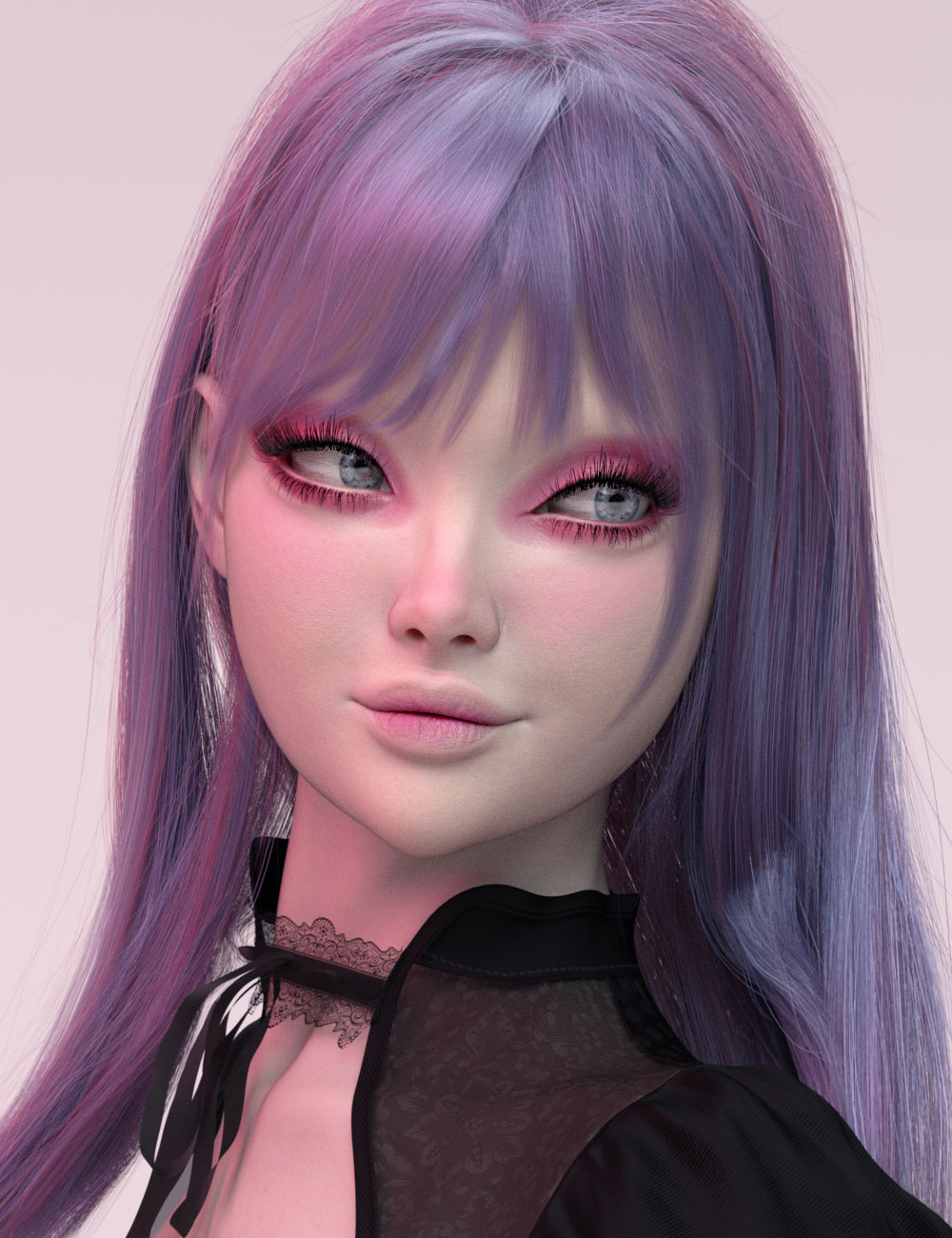 Porcelain Beauty LIE Make Up for Genesis 9