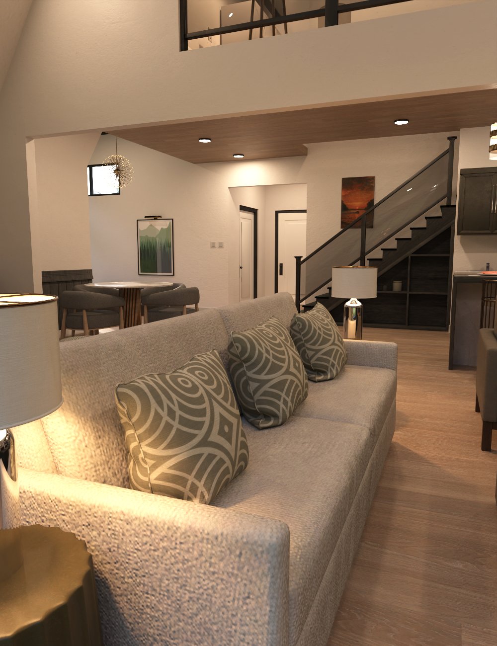 FG Modern A Frame Cabin