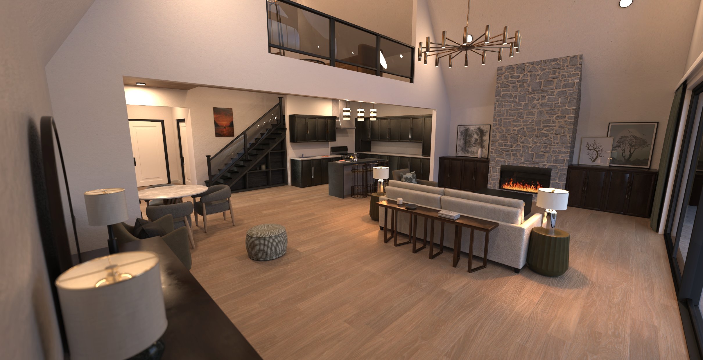 FG Modern A Frame Cabin