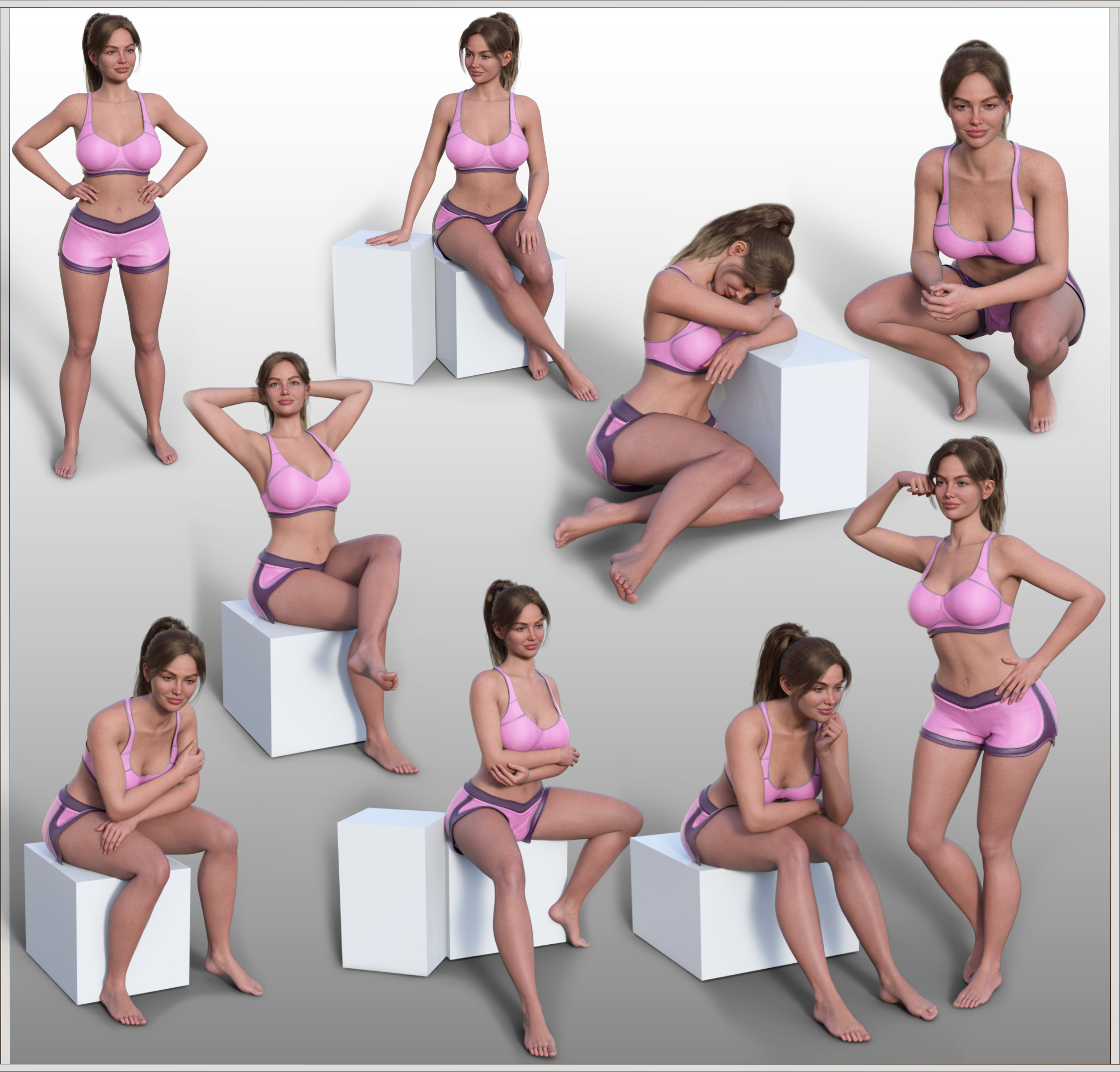 FG Everyday Poses for Genesis 9 Feminine