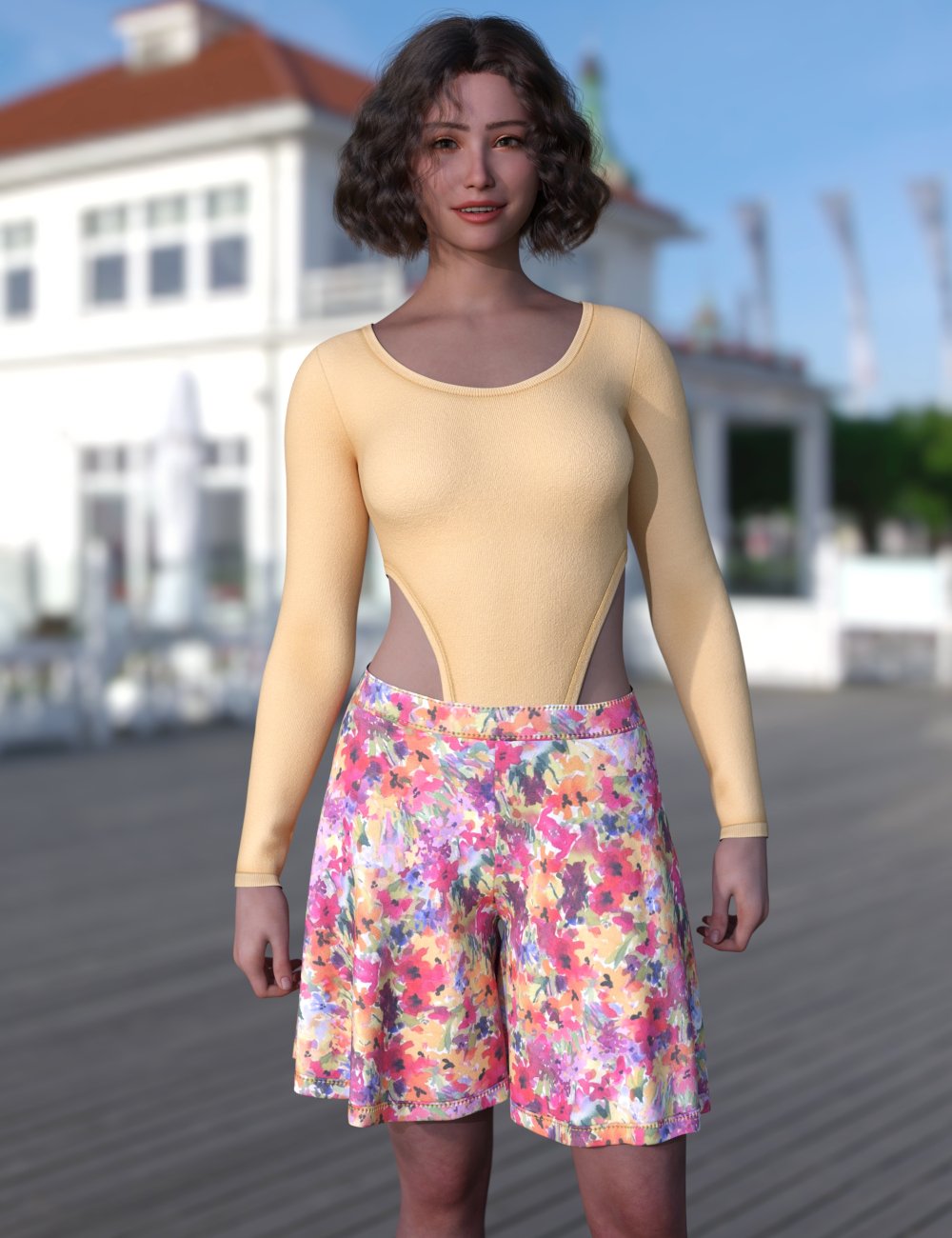 dForce LV Vogue Bodysuit Outfit for Genesis 9