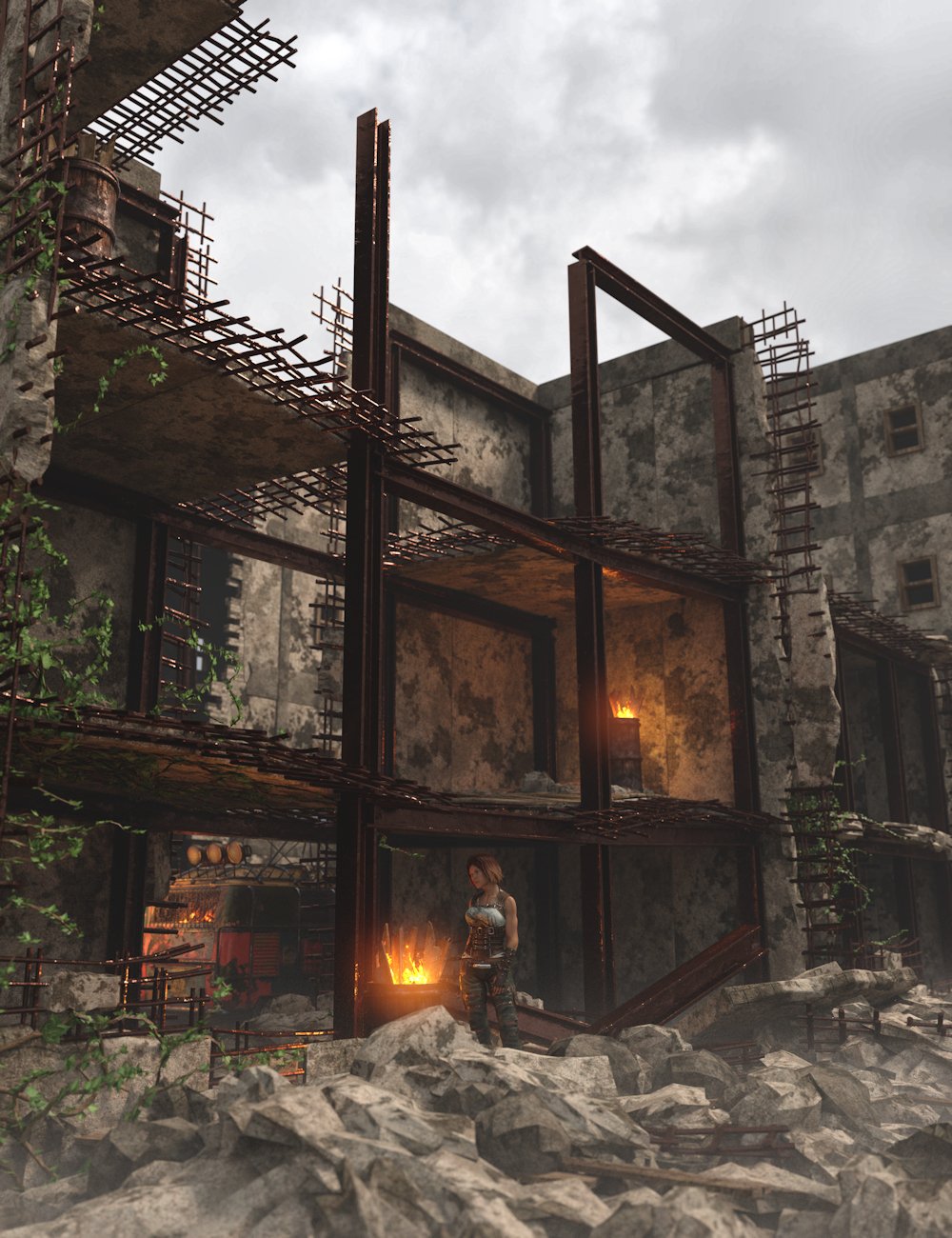 Post Apocalyptic Buildings 2