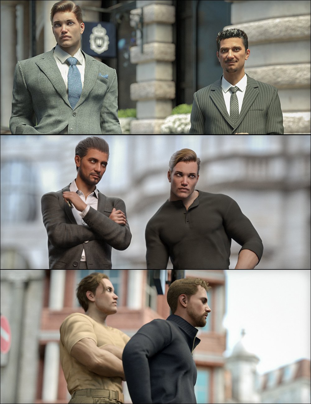 Man of Substance Poses Bundle by: Aeon Soul, 3D Models by Daz 3D