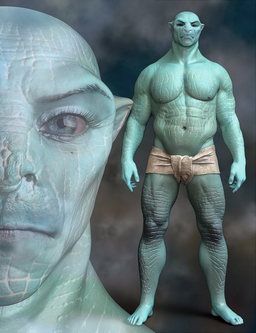 PN Sauron for Genesis 9 by: Pendragon, 3D Models by Daz 3D