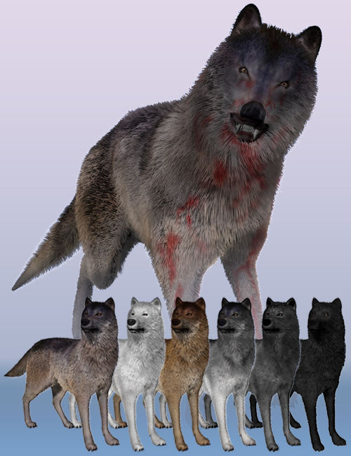 Wolf by AM by: Alessandro_AM, 3D Models by Daz 3D