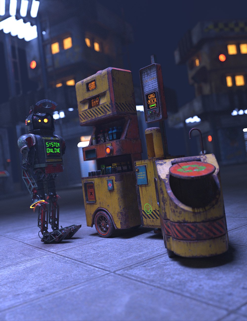 The Cog Regime Vendor Cart