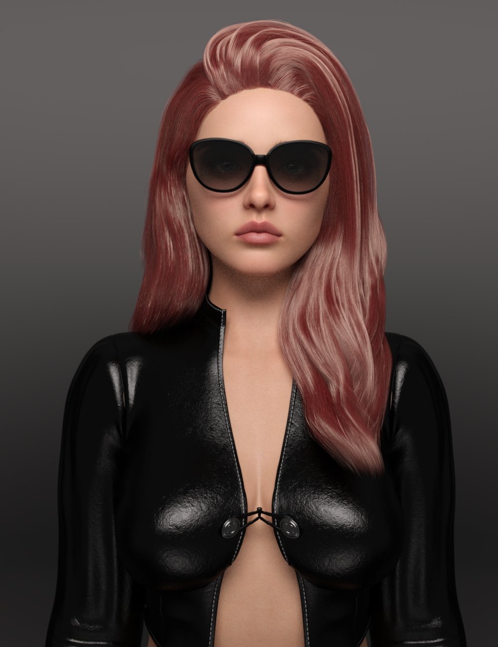 YUDX Hair for Genesis 9 by: Ergou, 3D Models by Daz 3D