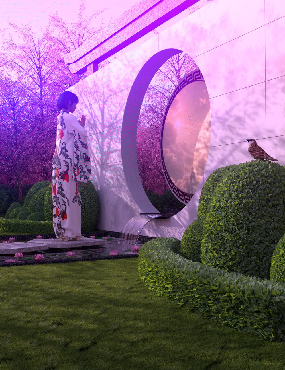 Harmonious Garden by: Human, 3D Models by Daz 3D