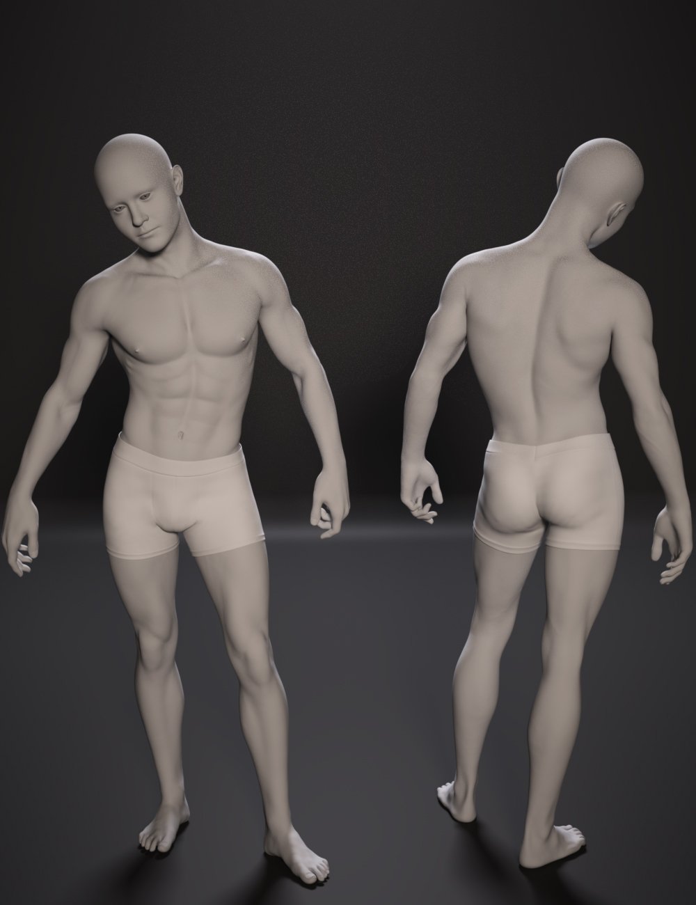 MM3D Teen Sidekick HD Shapes Addon for Genesis 9 Masculine
