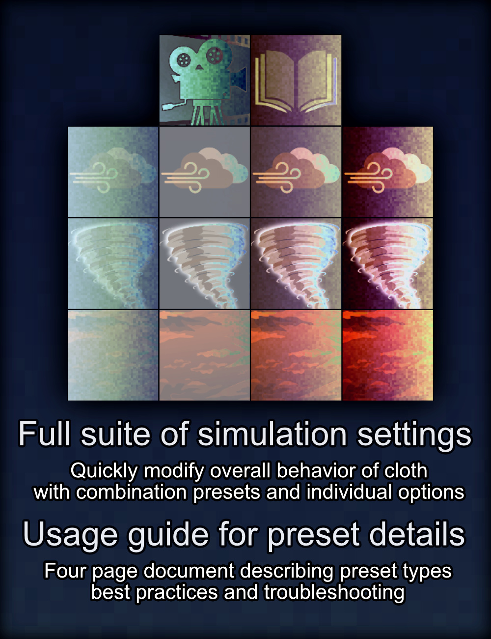 Dynamic Wind Rigs for dForce Cloth | Daz 3D