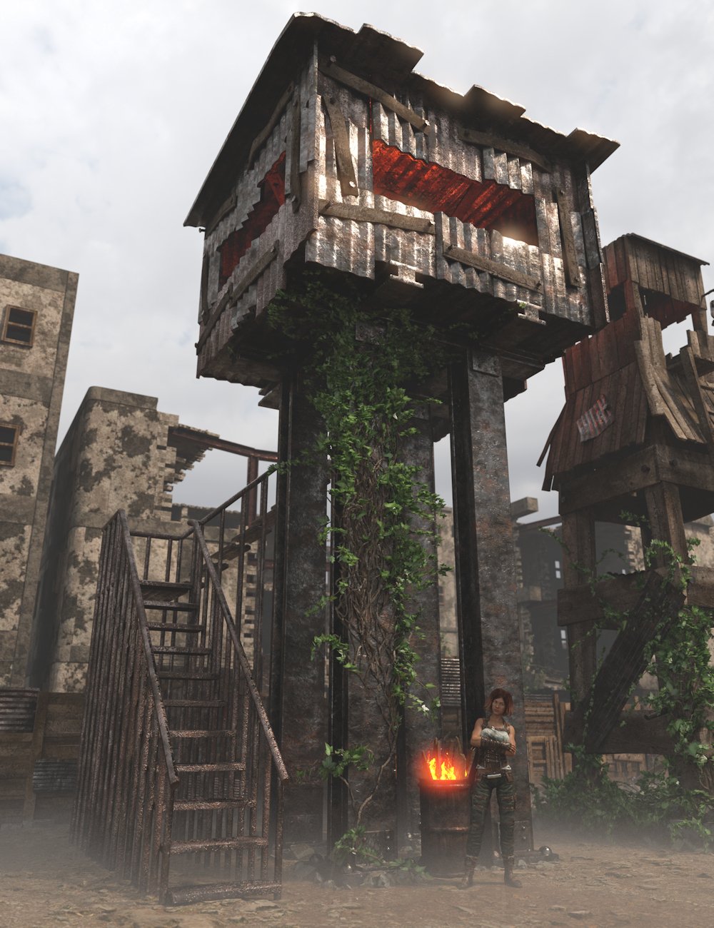 Post Apocalyptic Watchtowers 1