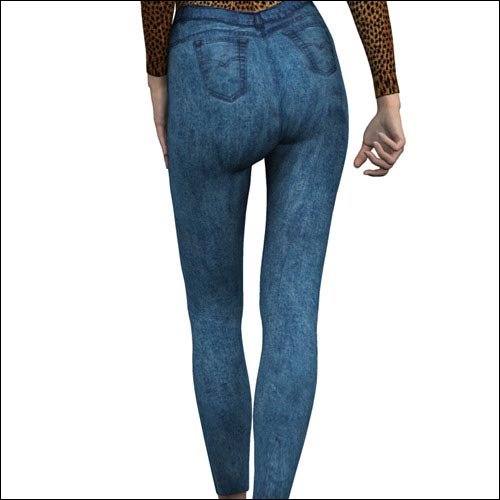 Second Skin Jeans & Tops Textures for V3/SP | Daz 3D