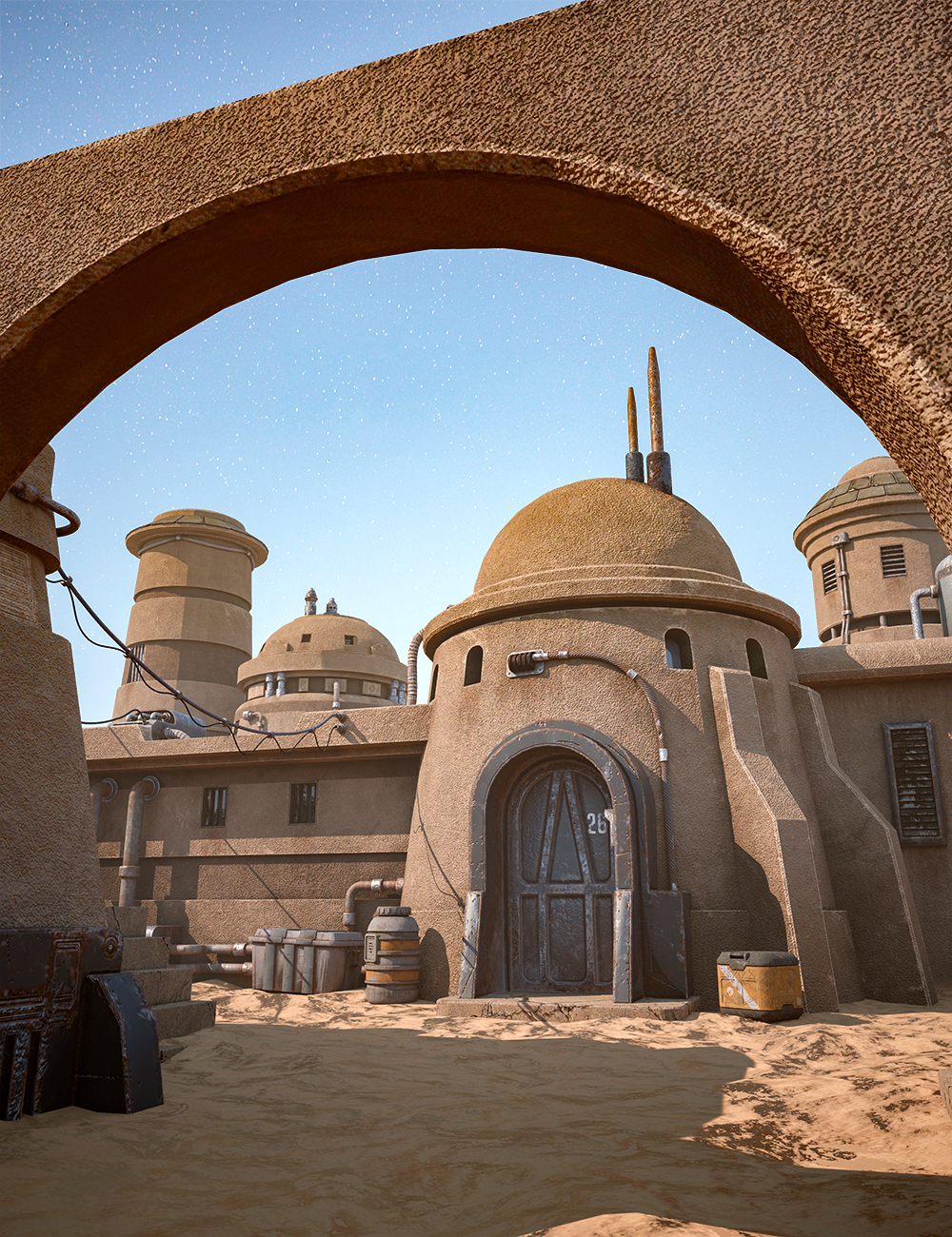 Stellar Sands City by: Monyto, 3D Models by Daz 3D