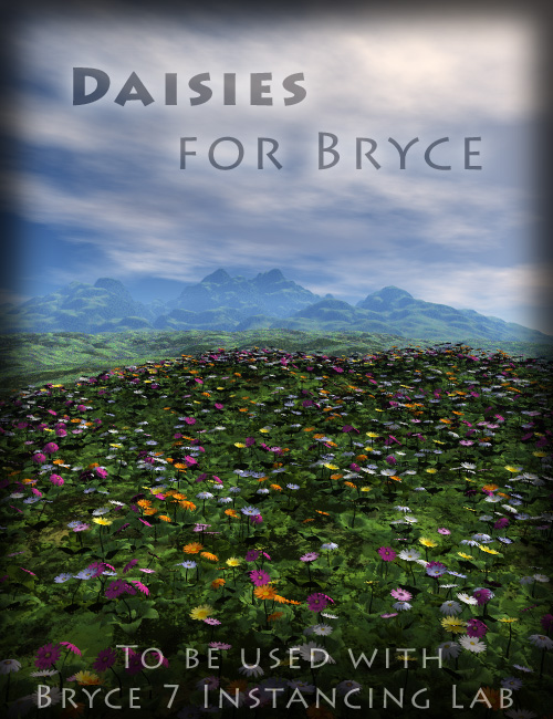 Bryce Instance Daisies by: esha, 3D Models by Daz 3D