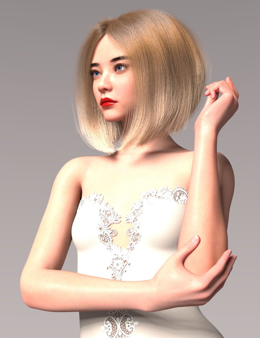 PA Lin Hair for Genesis 9 by: Paragon, 3D Models by Daz 3D