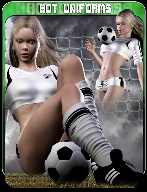 Hot Uniforms Soccer by: Pretty3D, 3D Models by Daz 3D