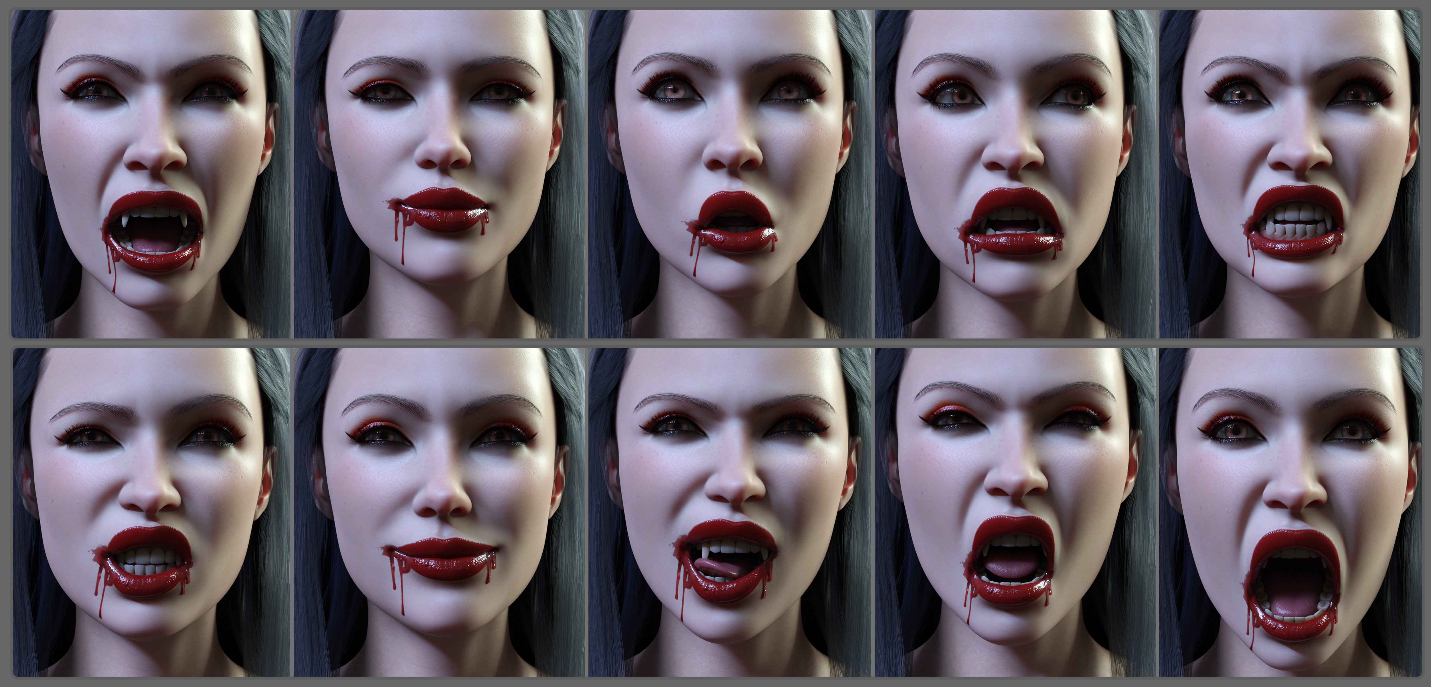 Z Creepy Expressions for Genesis 9