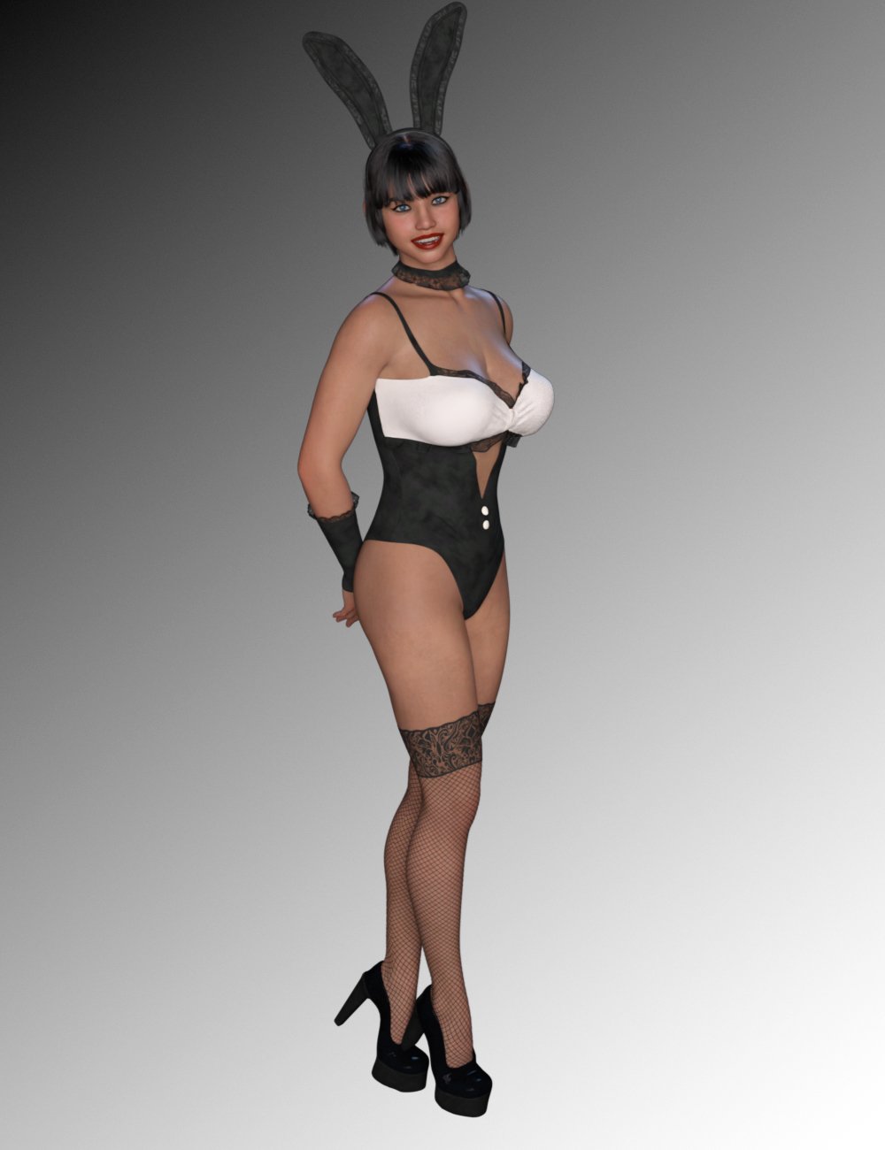 FG Bunny Girl Outfit for Genesis 9