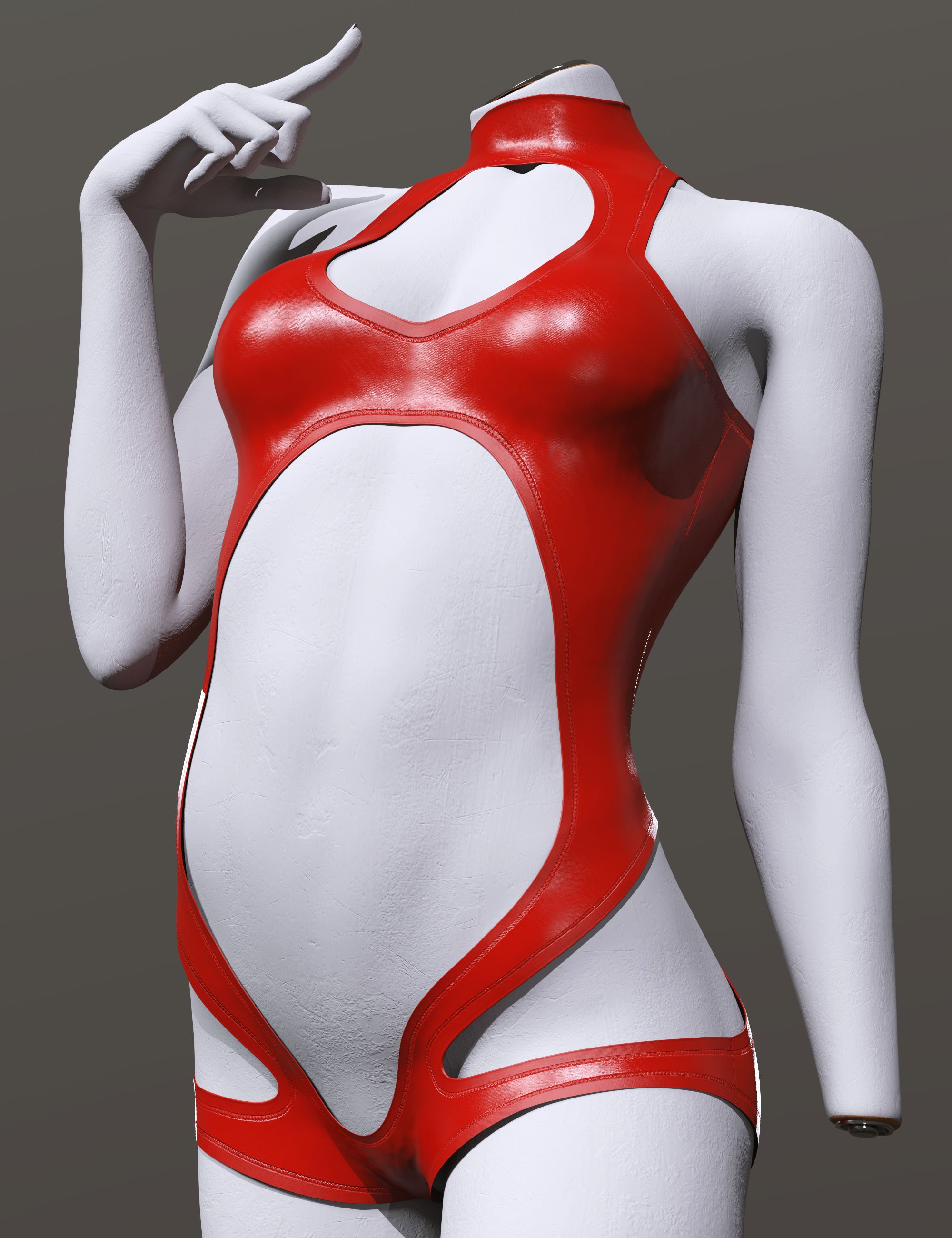 dForce AK Sexy Swimsuit for Genesis 9 by: Art Ken, 3D Models by Daz 3D