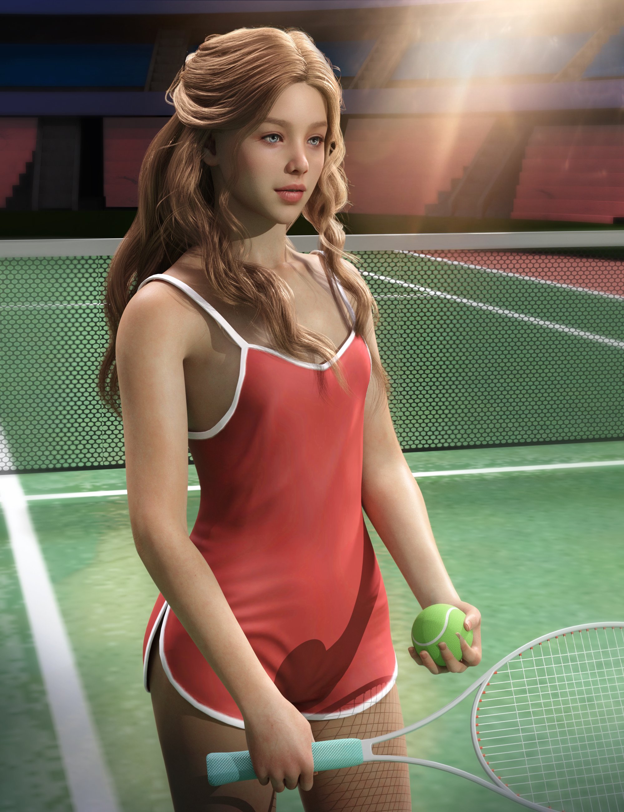 dForce One Piece Sportswear Suit for Genesis 9 Feminine