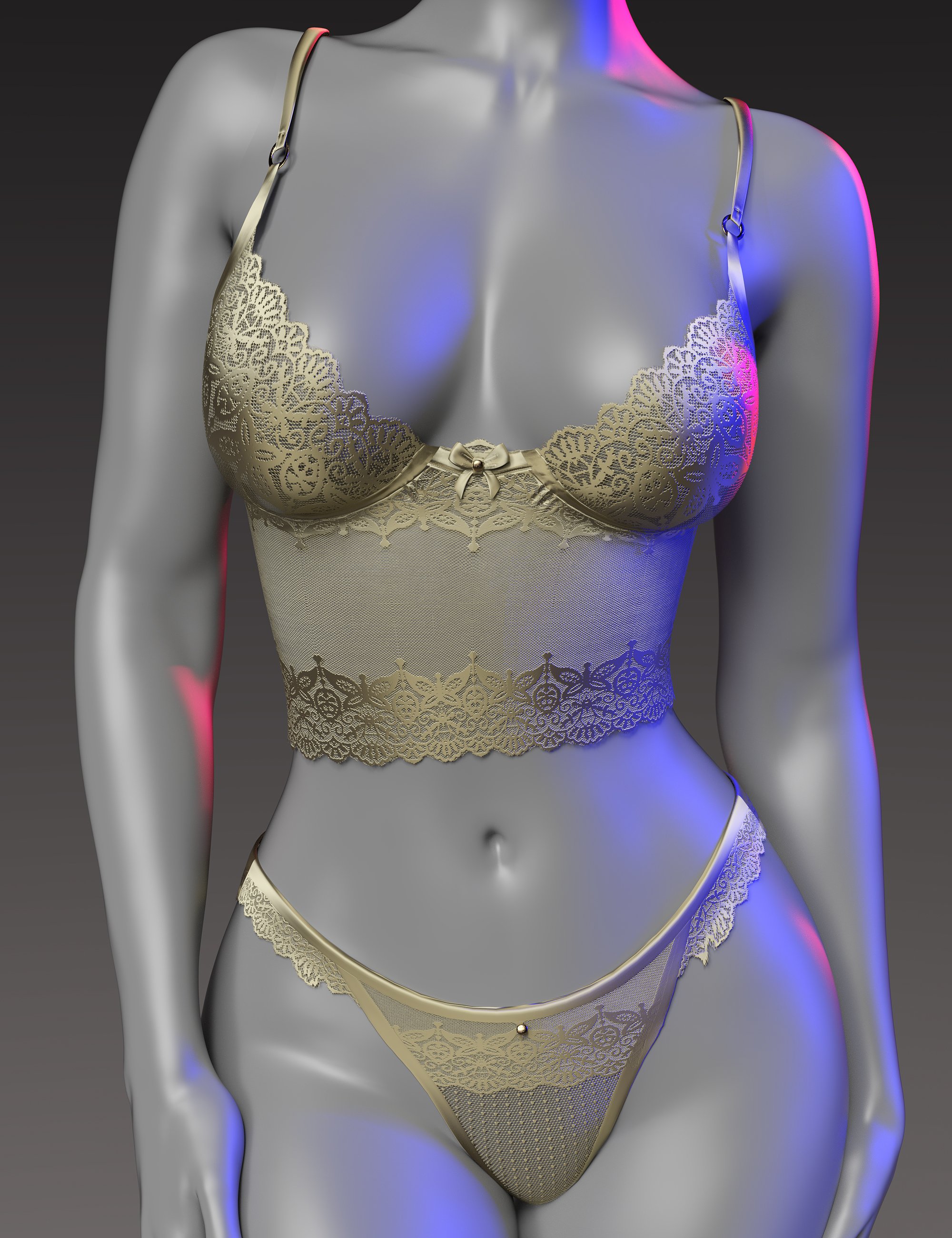 InStyle - Comfy Lace Lingerie Texture Add-On by: valkyrieAnagord, 3D Models by Daz 3D
