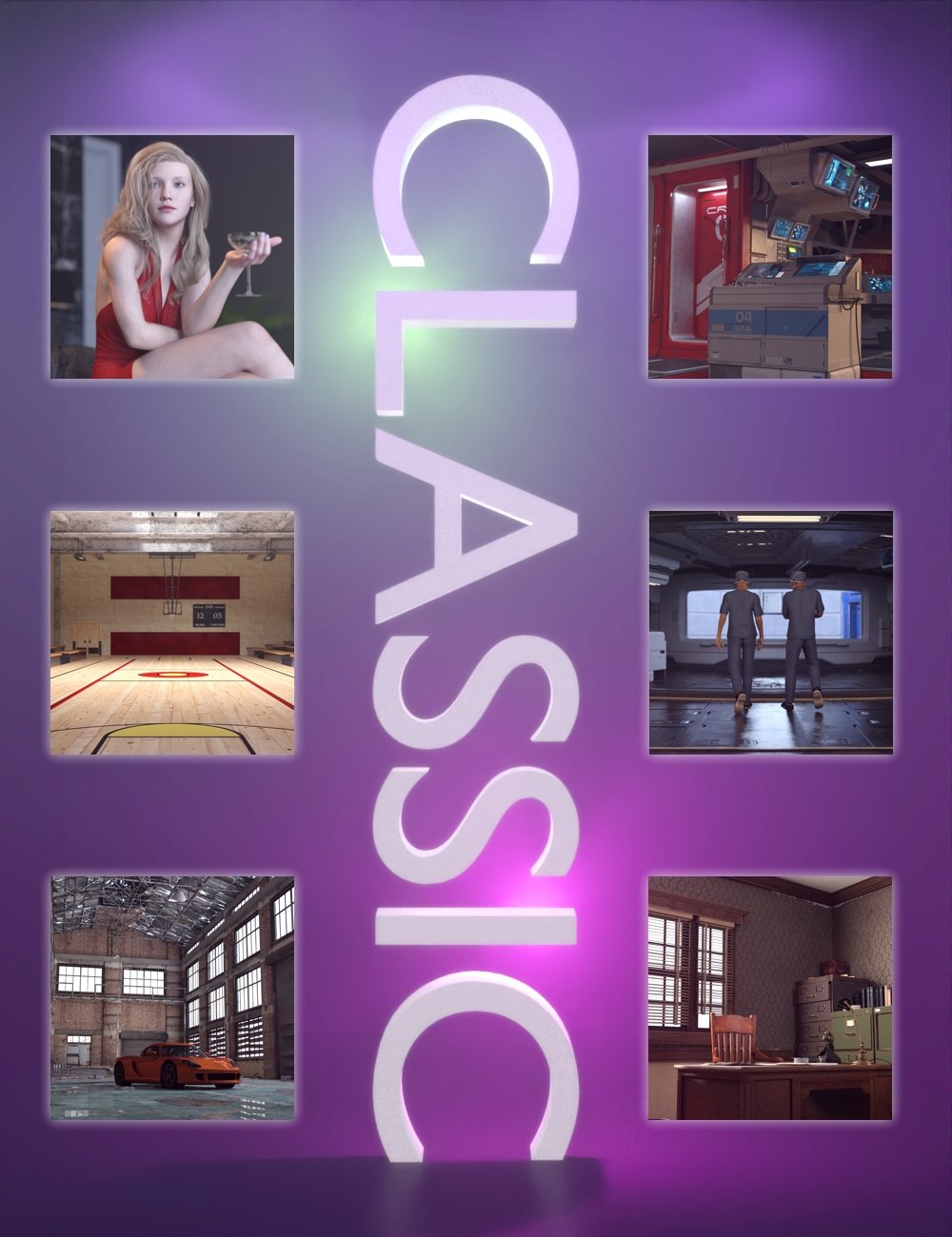 Iray Ghost Light Kit Classic by: KindredArts, 3D Models by Daz 3D