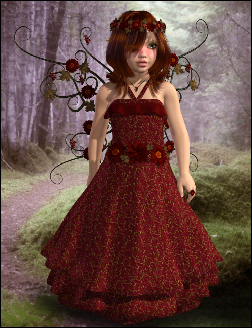 Autumn Sunshine Fairy K4 by: Propschick, 3D Models by Daz 3D