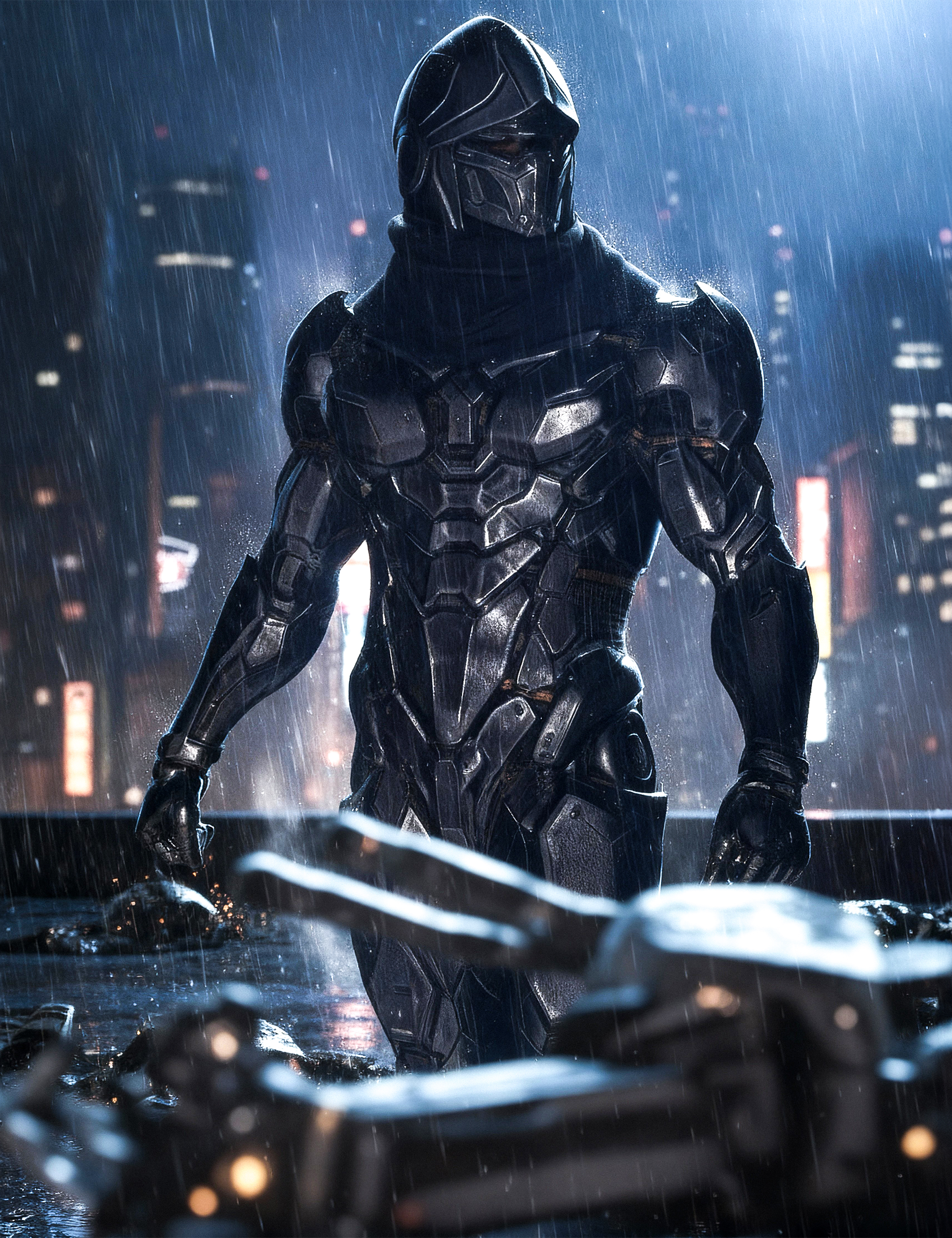 BW Ronin Exosuit For Genesis 9 by: Beautyworks, 3D Models by Daz 3D