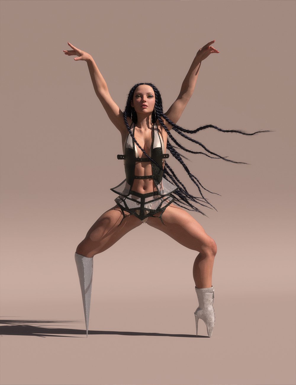 Kaia Bionic Character Bundle by: Chrryt, 3D Models by Daz 3D