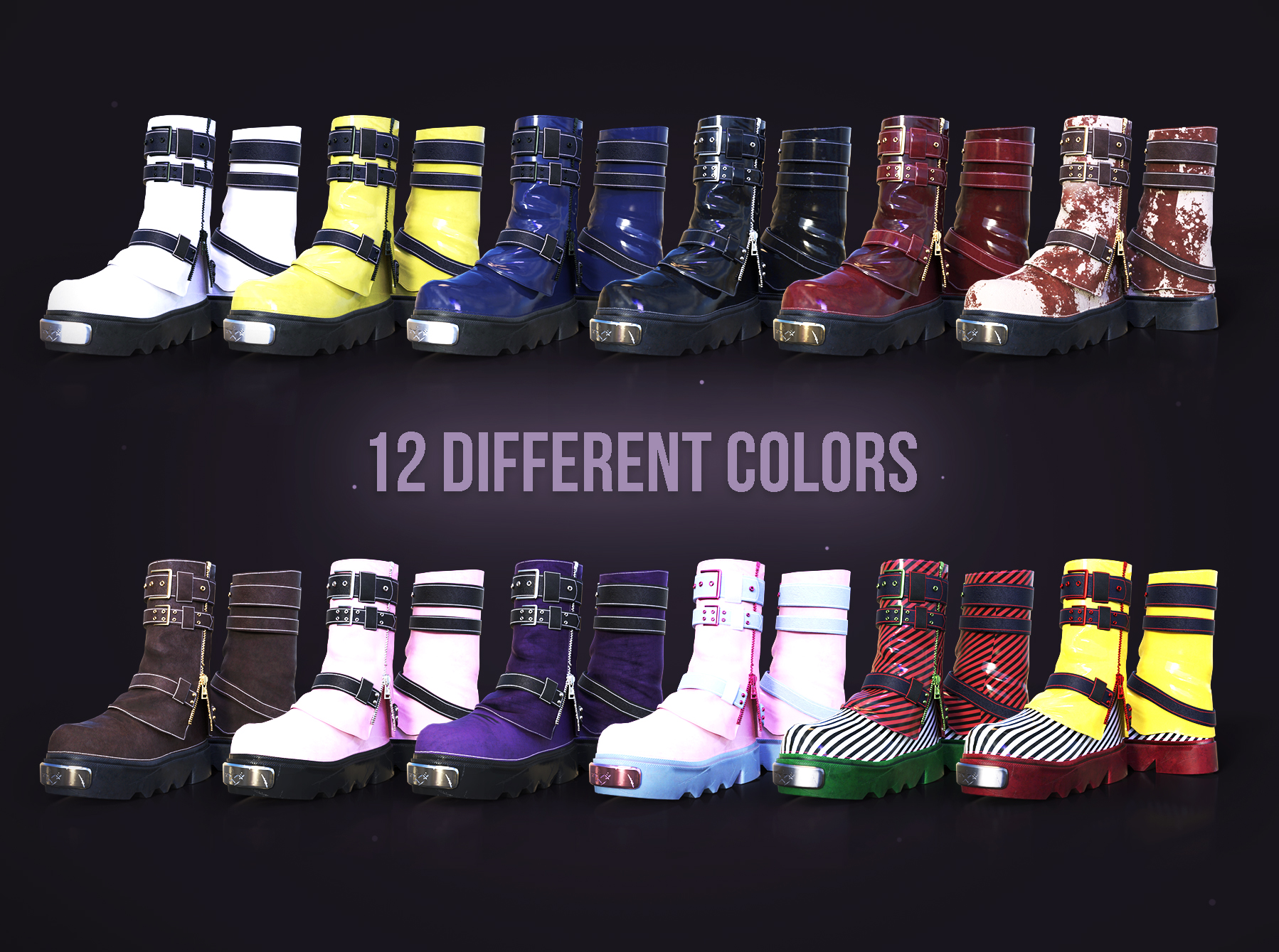 LA Monster Boots for Genesis 9