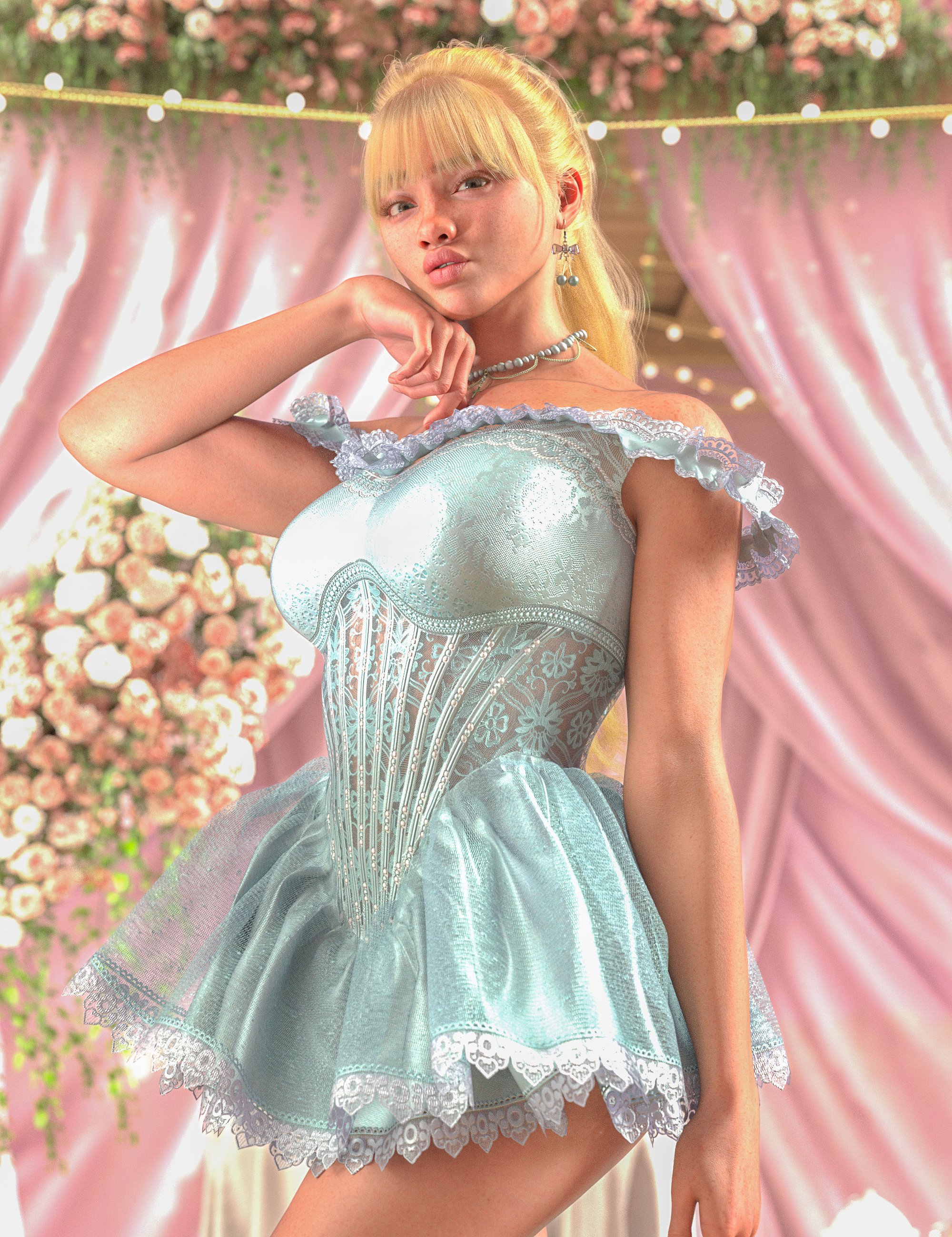 dForce DollHouse Dreams Complete Wearable Set for Genesis 9