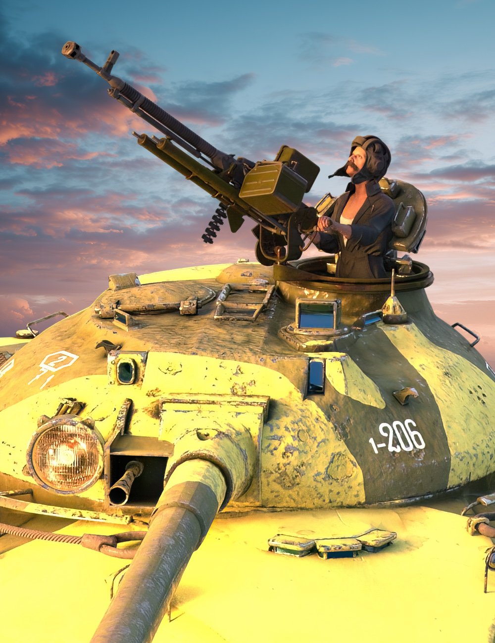 Nuclear War Tank AA Gun