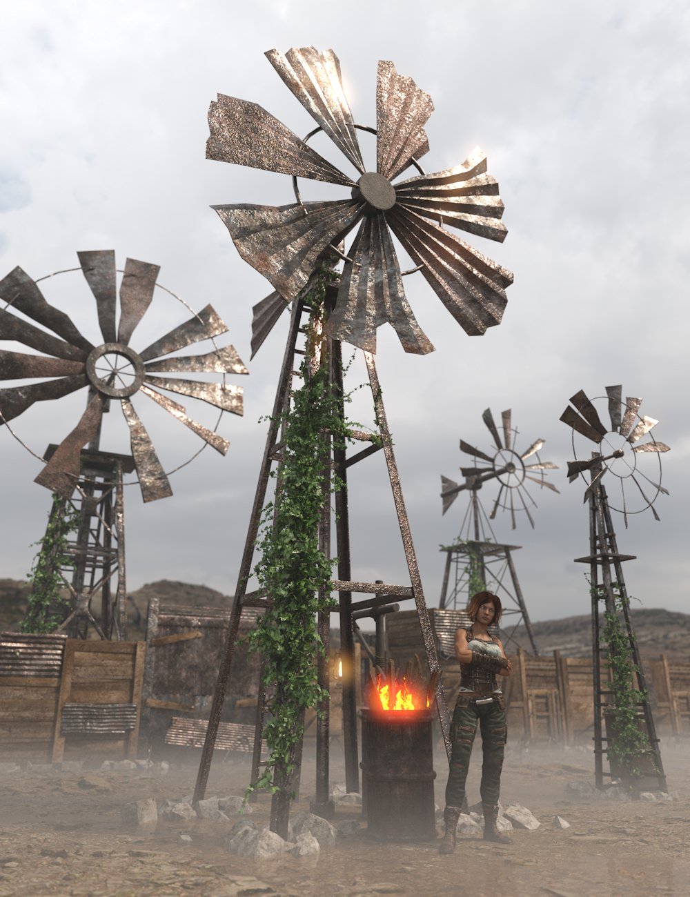 Post Apocalyptic Windmills 1