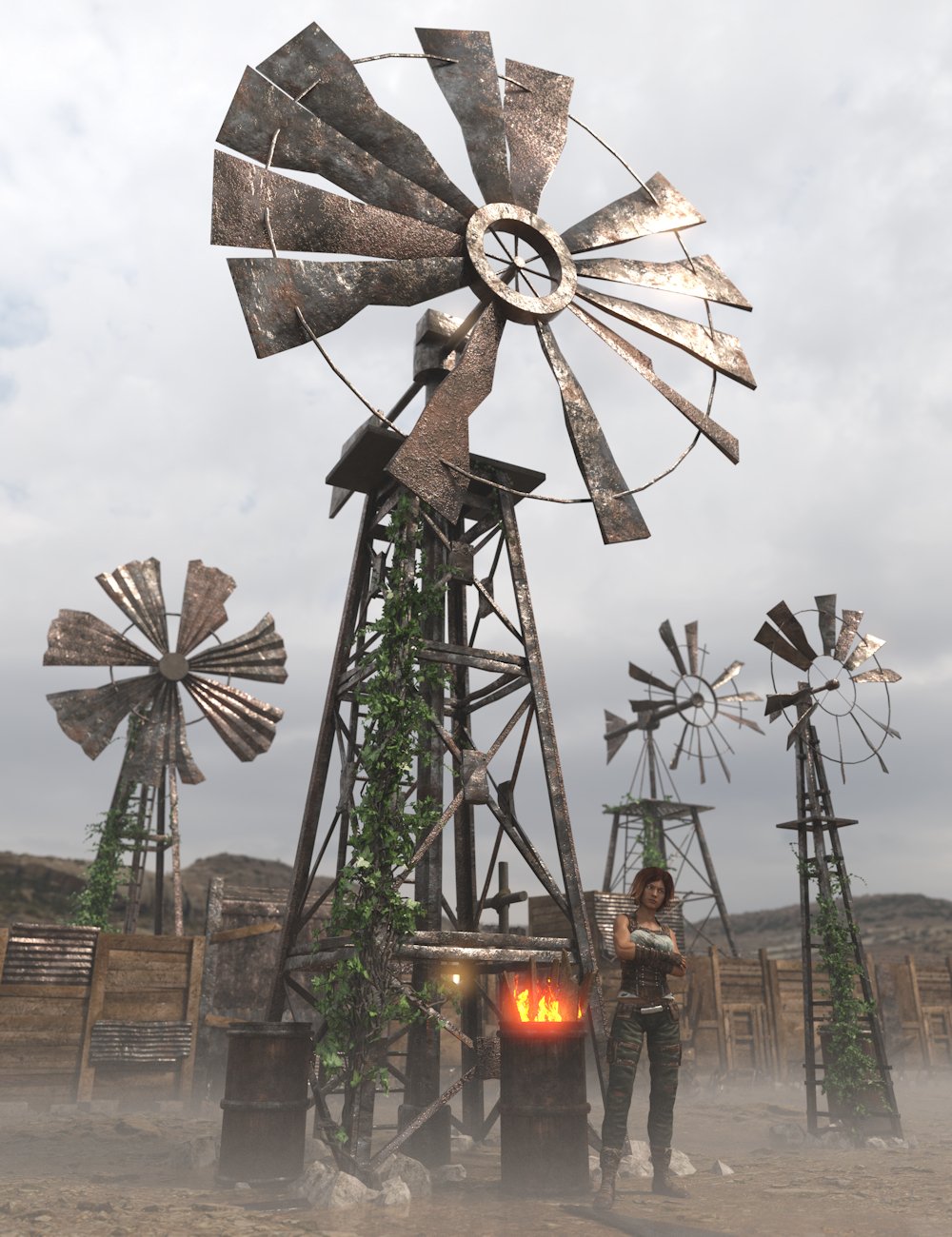 Post Apocalyptic Windmills 1