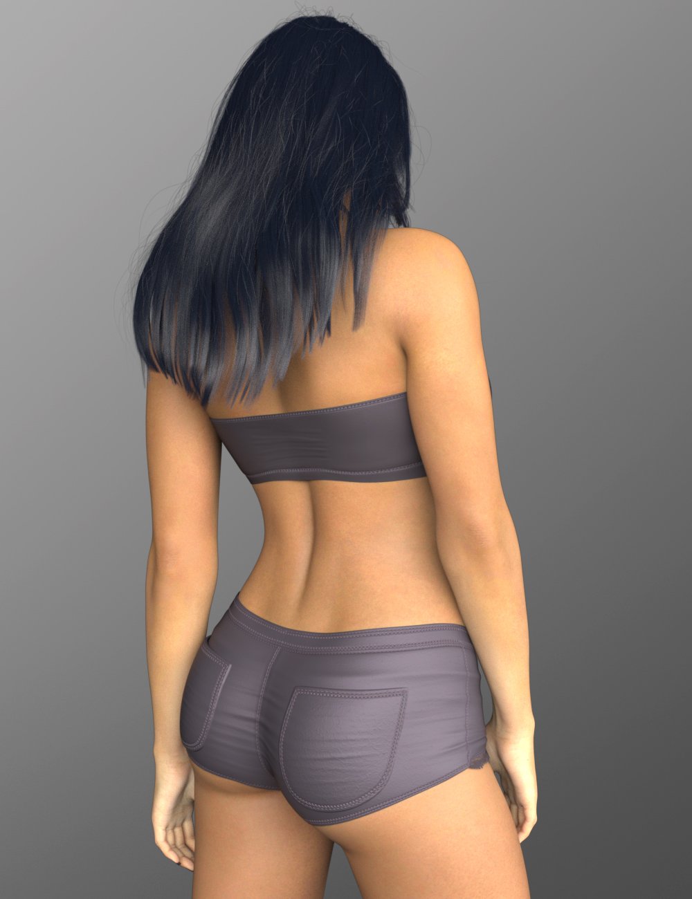 X-Fashion Kiss Cut Outfit for Genesis 9 and 8 Female