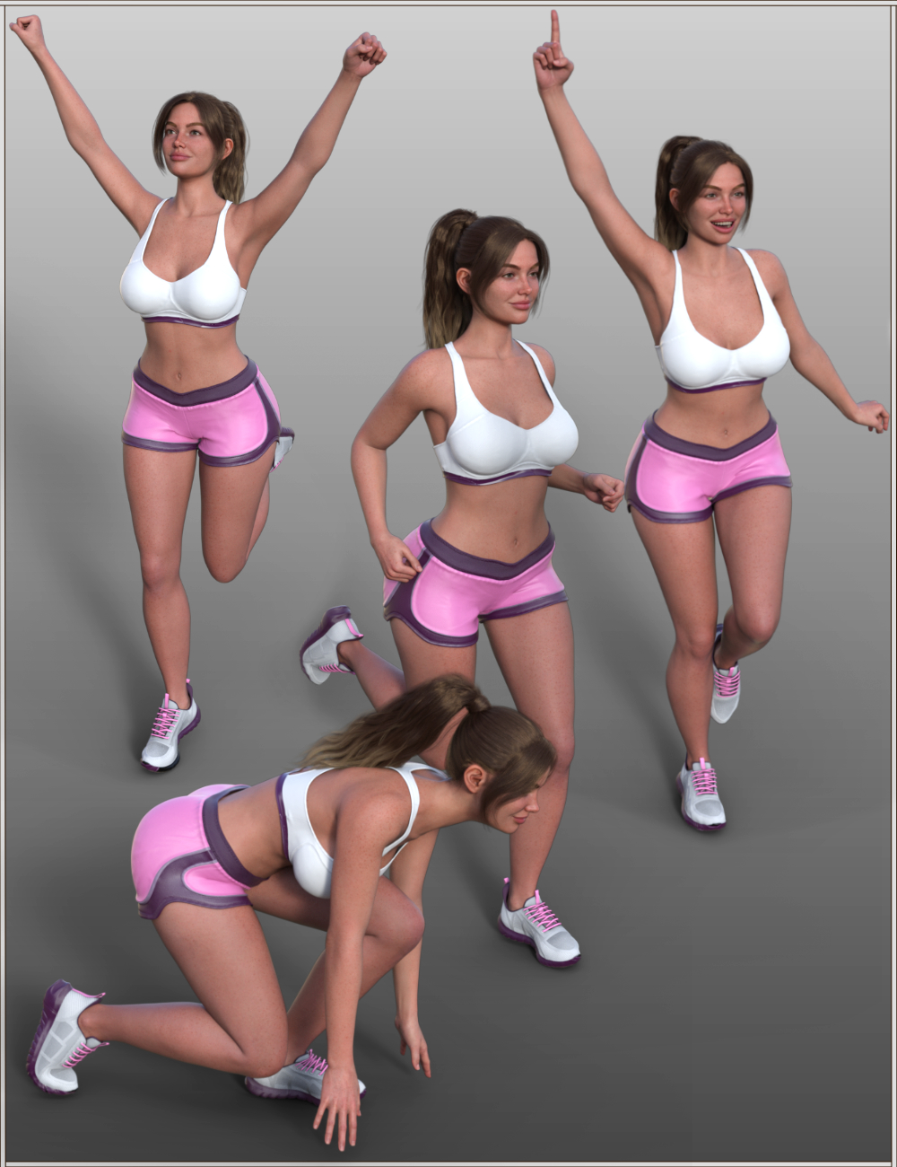 FG Running Series Collection by: IronmanFugazi1968, 3D Models by Daz 3D