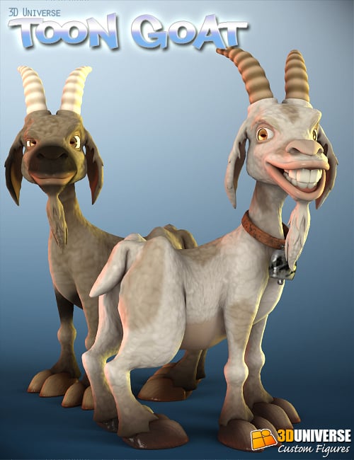 3D Universe Toon Goat 3D Universe Toon Goat by: 3D Universe, 3D Models by Daz 3D
