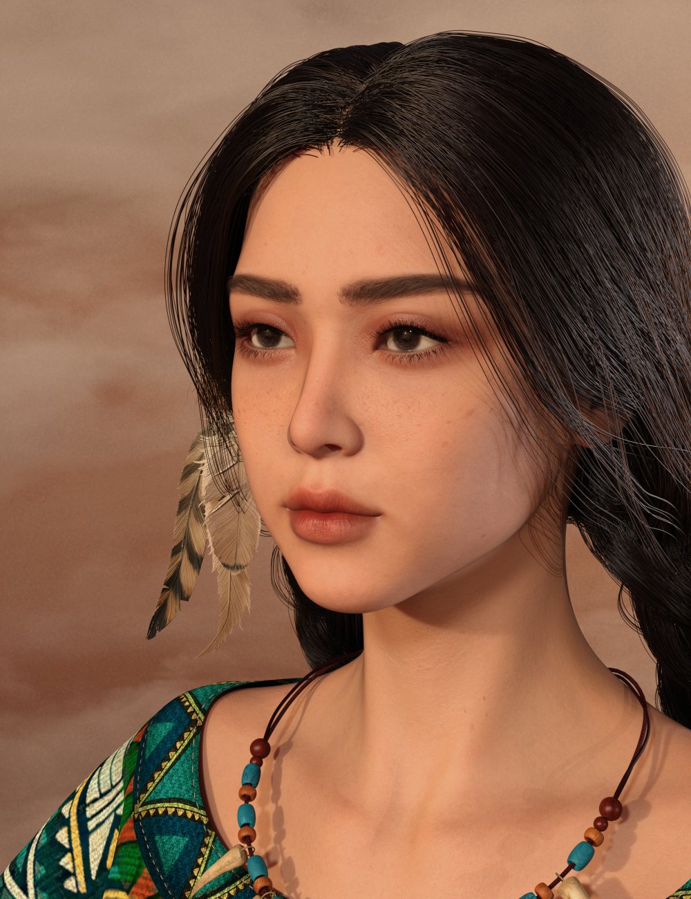 Lala Tala HD for Genesis 9 Feminine by: Lala-Rabbit, 3D Models by Daz 3D