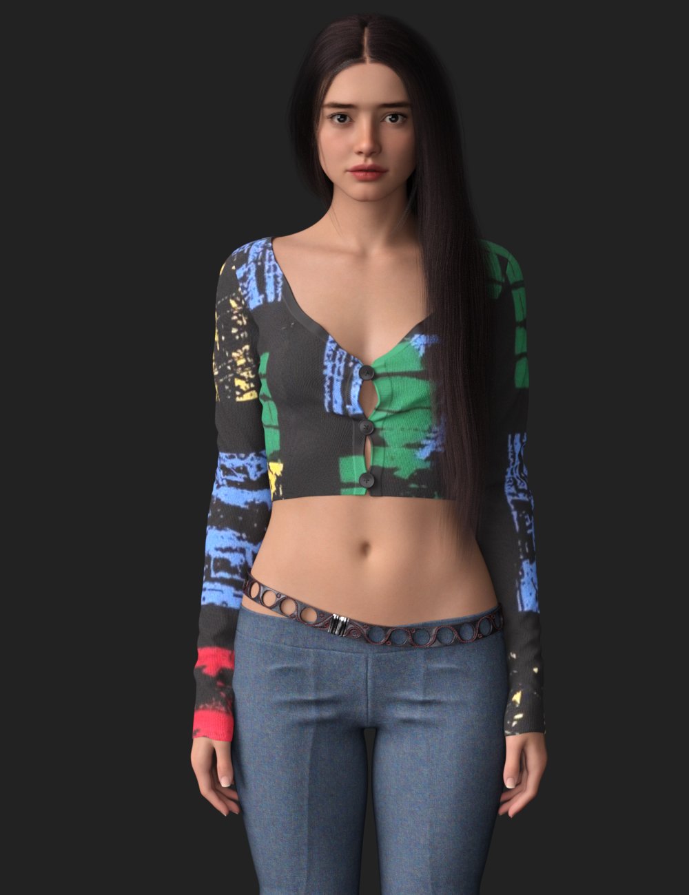 MSO Monica HD for Genesis 9 Feminine