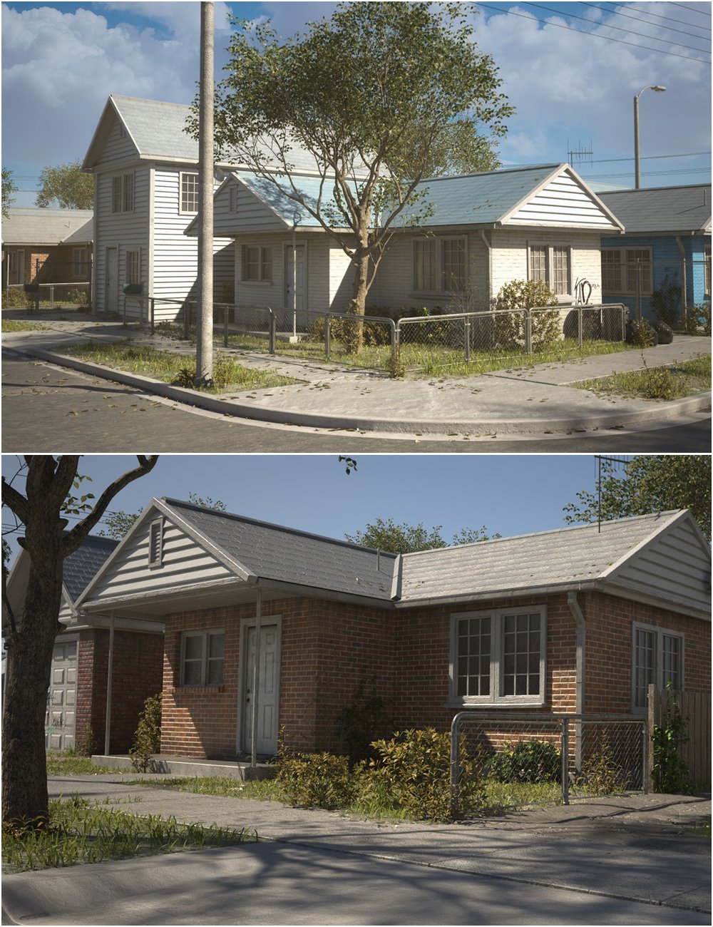 The Suburbs : Across the Tracks by: Stonemason, 3D Models by Daz 3D