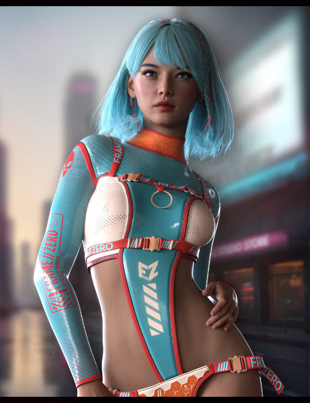 FrameZero Clothing for Genesis 9 by: Man7a, 3D Models by Daz 3D