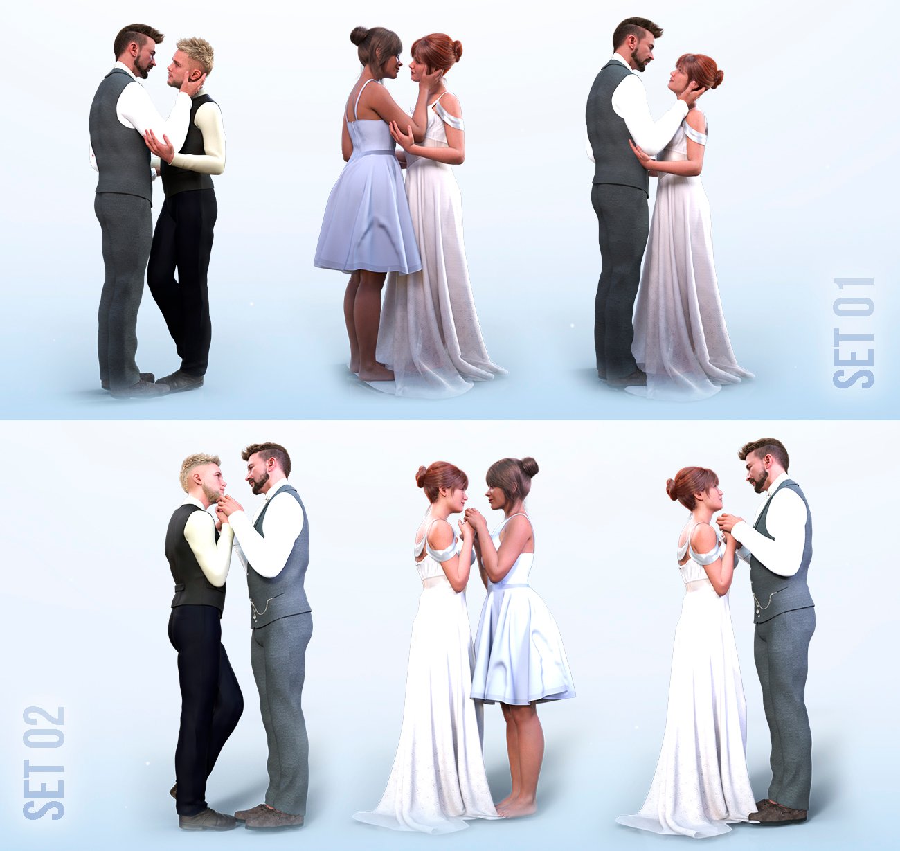 LA Say Yes Poses for Genesis 9 and 8