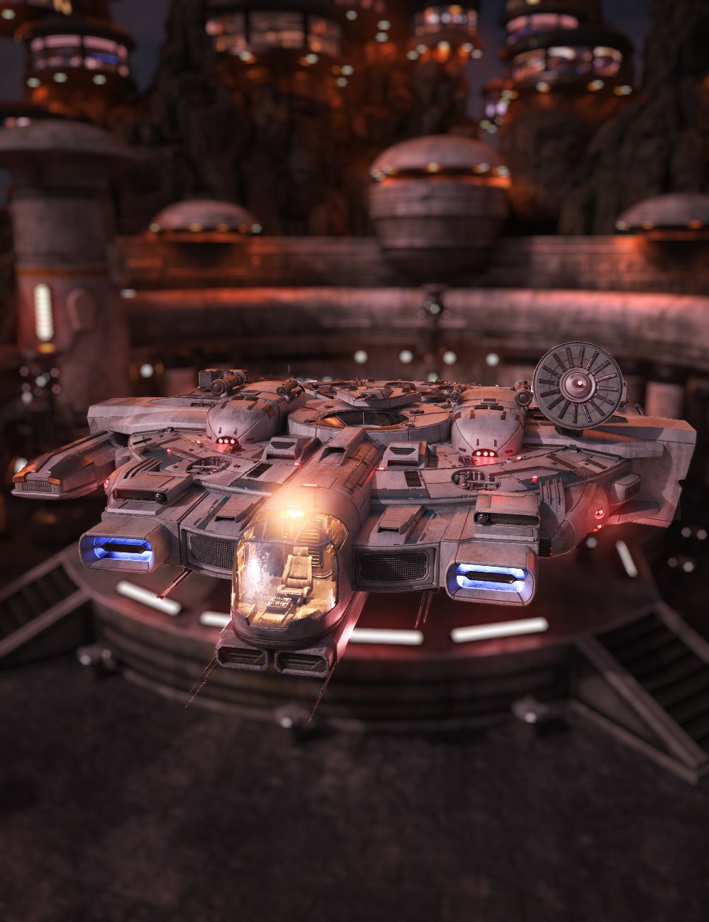 XI Extrasolar Spaceship