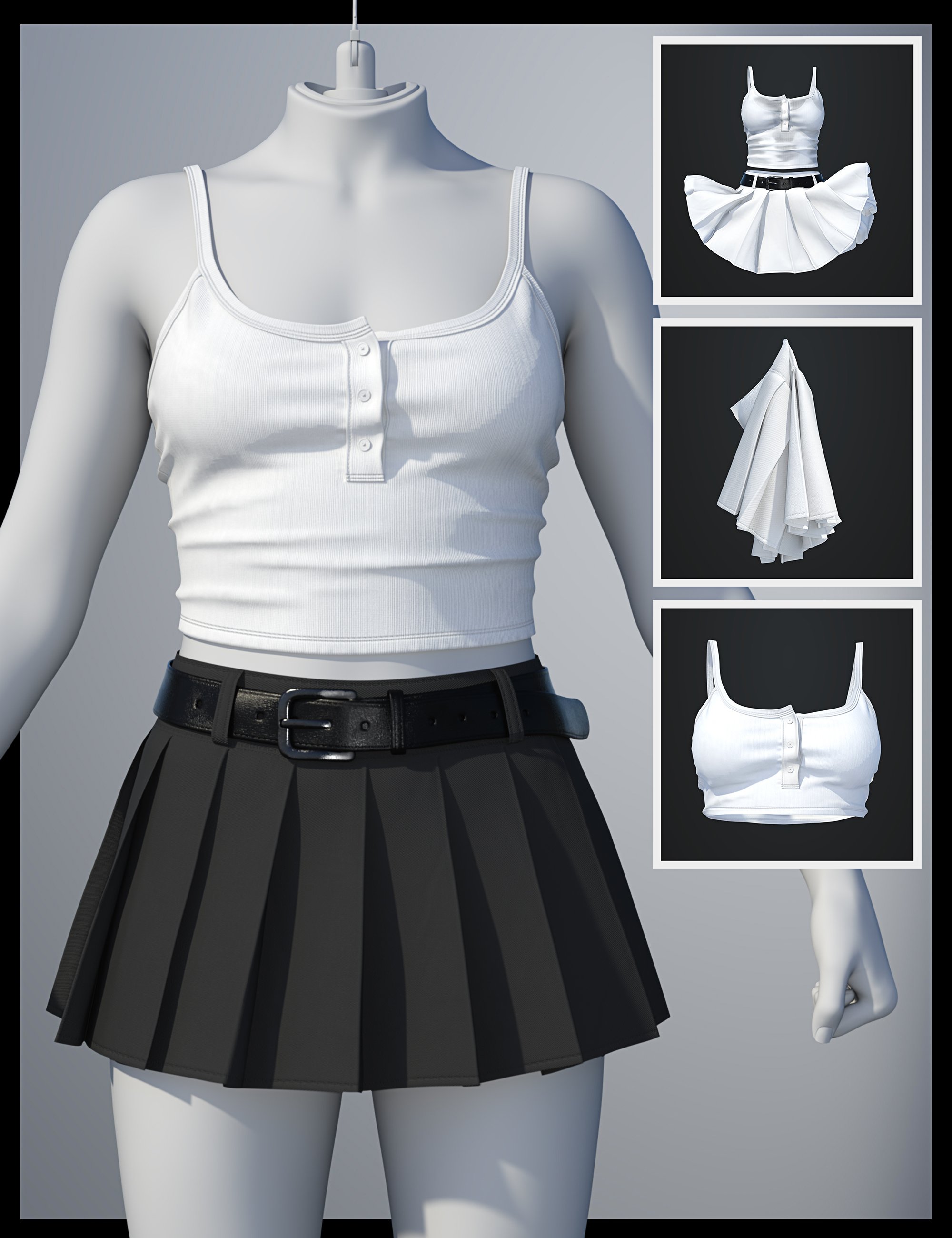 dForce SU Summer Fashion Set for Genesis 9 dForce SU Summer Fashion Set for Genesis 9